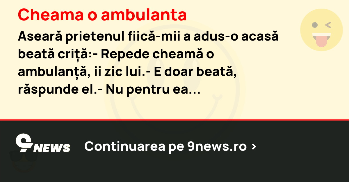Cheama o ambulanta