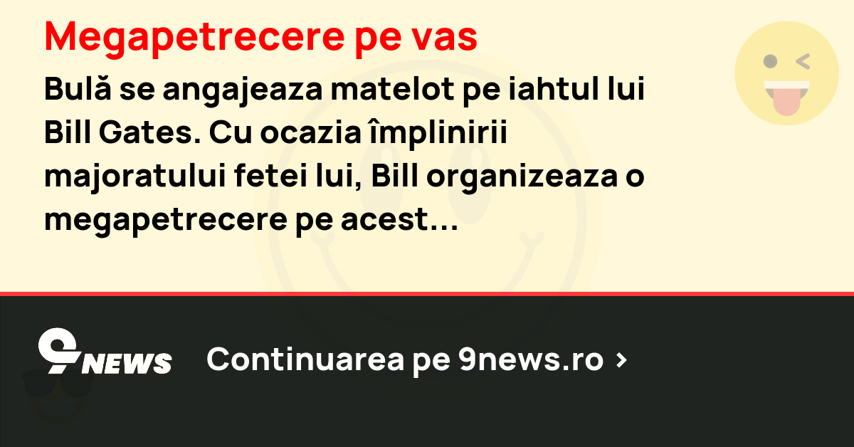 Megapetrecere pe vas