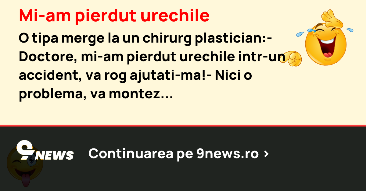 Mi-am pierdut urechile