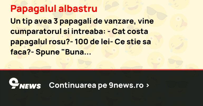 Papagalul albastru