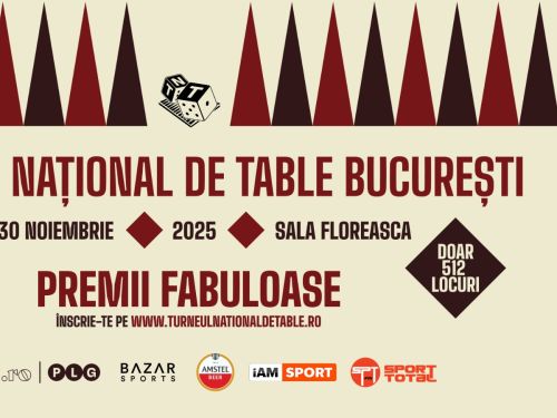 Înscrierile la Turneul Național de Table 2025 au intrat pe ultima  sută de metri