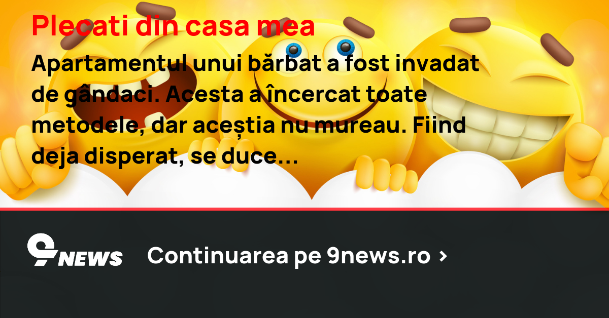 Plecati din casa mea