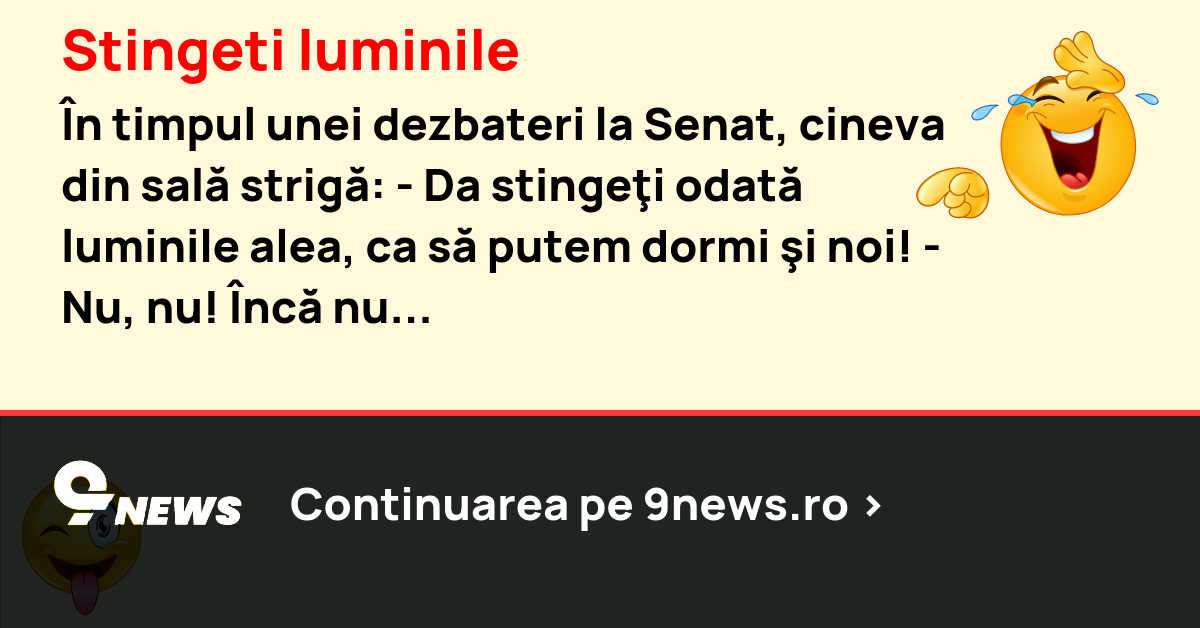 Stingeti luminile