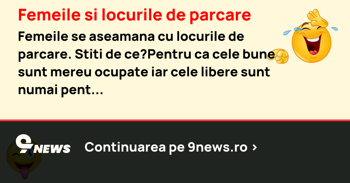 Femeile si locurile de parcare
