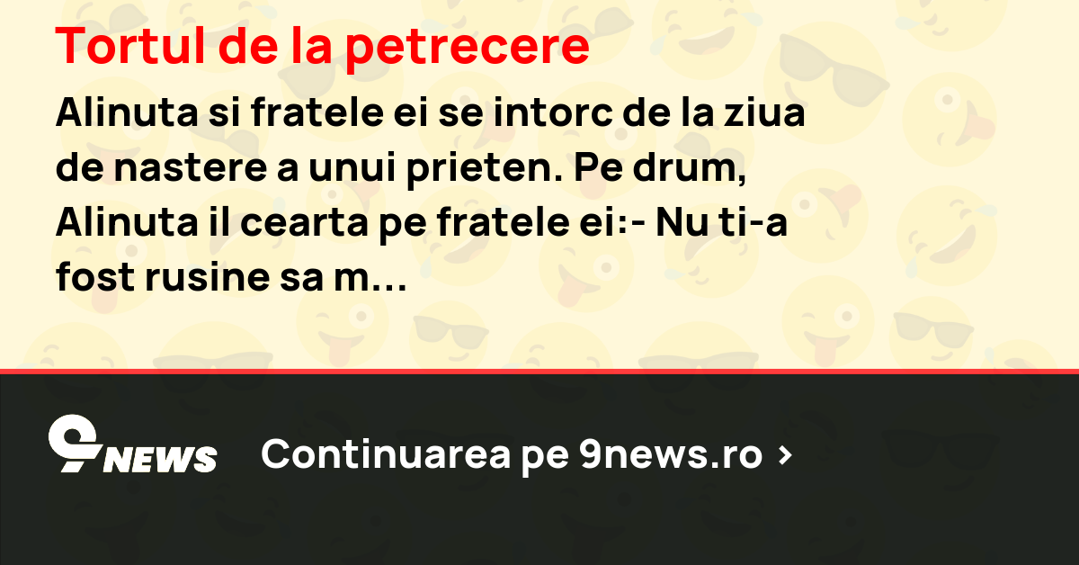 Tortul de la petrecere