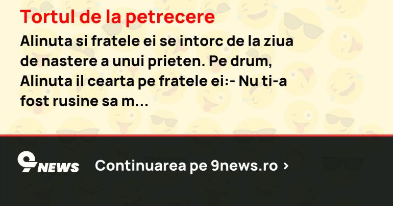 Tortul de la petrecere