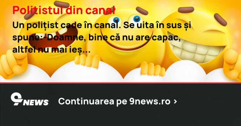 Politistul din canal