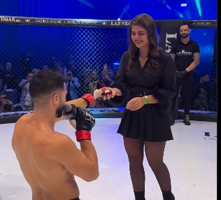 Iancu Sterp a cerut-o în căsătorie pe iubita lui, deși a pierdut lupta în gala RXF: „Sunt fără cuvinte”