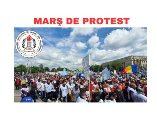 Protest al angajaților din Educație, azi, în București. Peste 20.000 de profesori sunt așteptați în Piața Victoriei