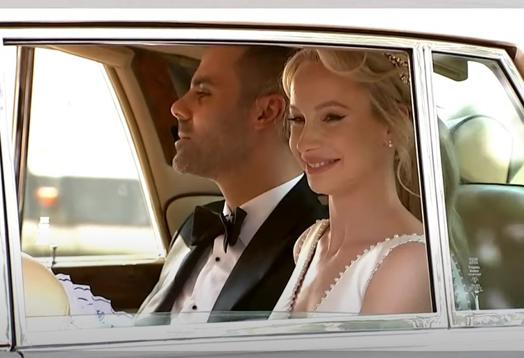 Imagini fabuloase de la nunta Sandrei Izbașa cu Răzvan Bănică. Fosta gimnastă: „Ne bucurăm să fim căsătoriți în fața lui Dumnezeu”