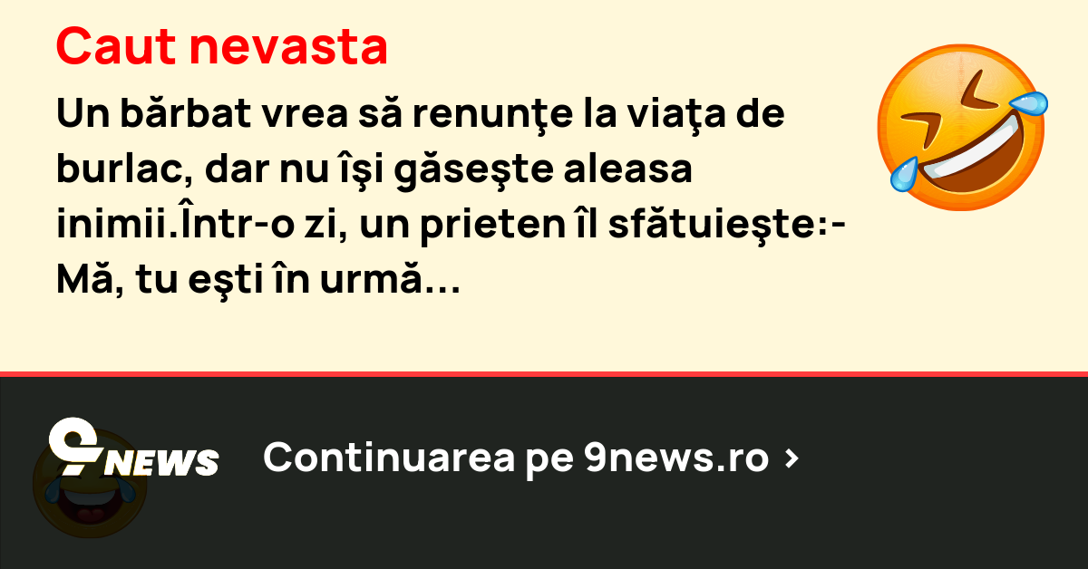 Caut nevasta