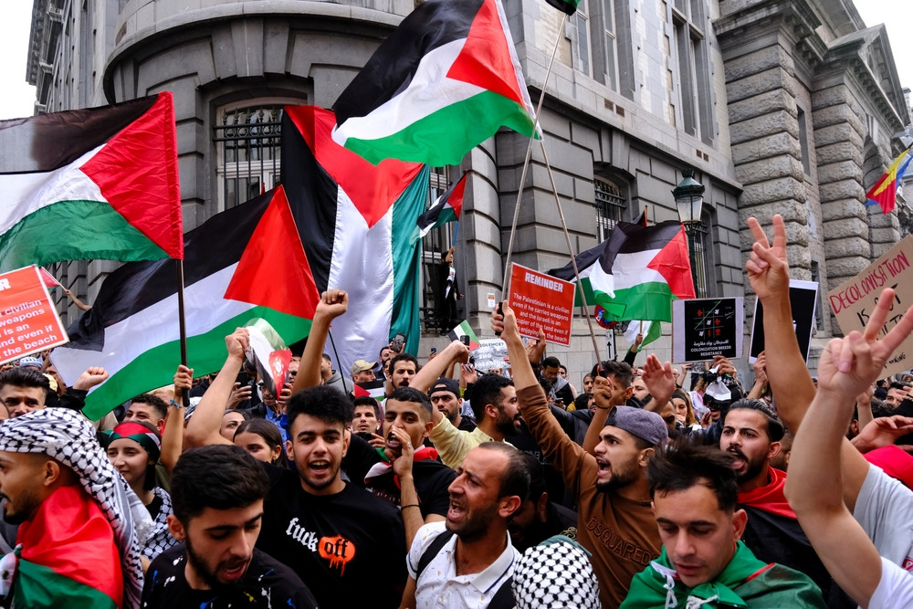 Proteste în Capitală. Susținătorii palestinienilor cer oprirea bombardamentelor