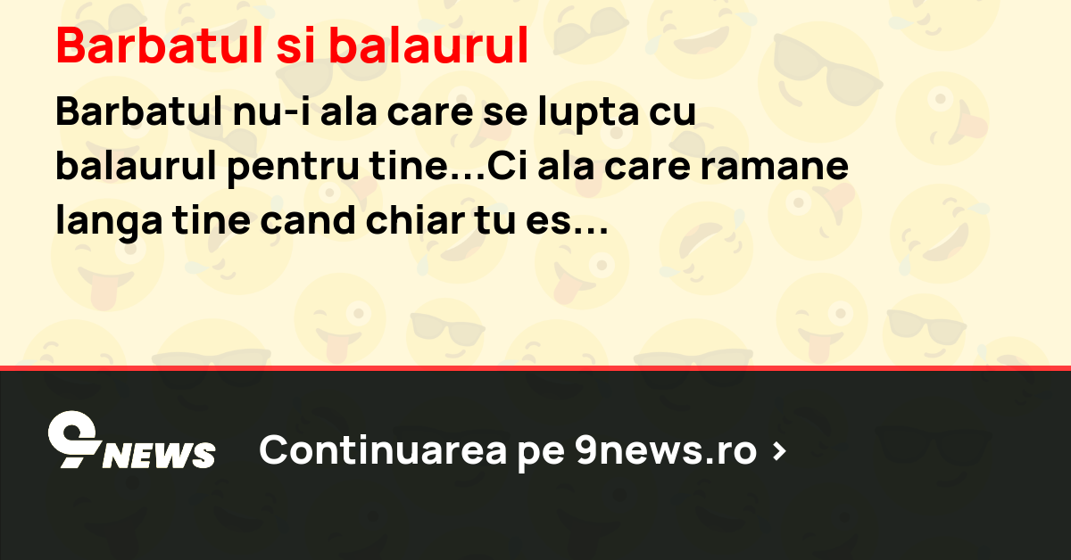 Barbatul si balaurul