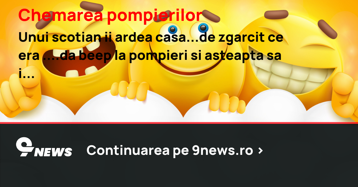 Chemarea pompierilor