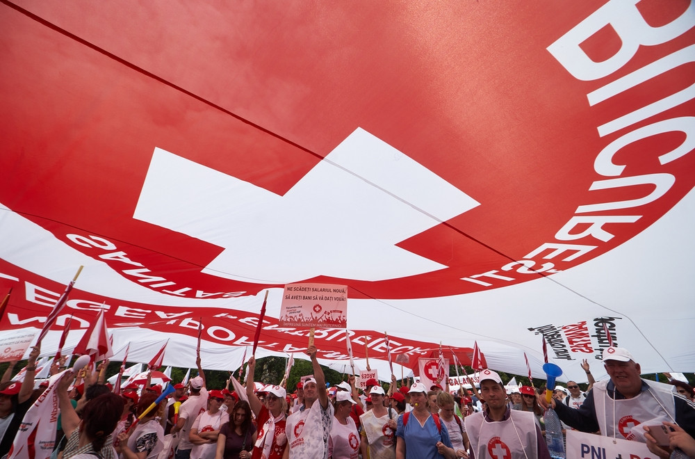 Sindicaliștii din Sănătate, o nouă amenințare cu greva generală în 27 iulie. Programul acțiunilor de protest