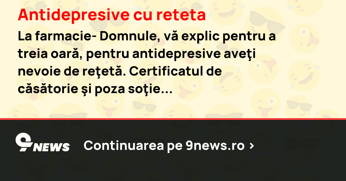 Antidepresive cu reteta