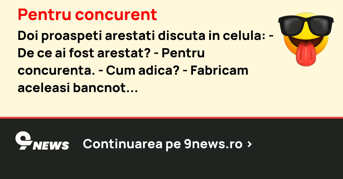Pentru concurent