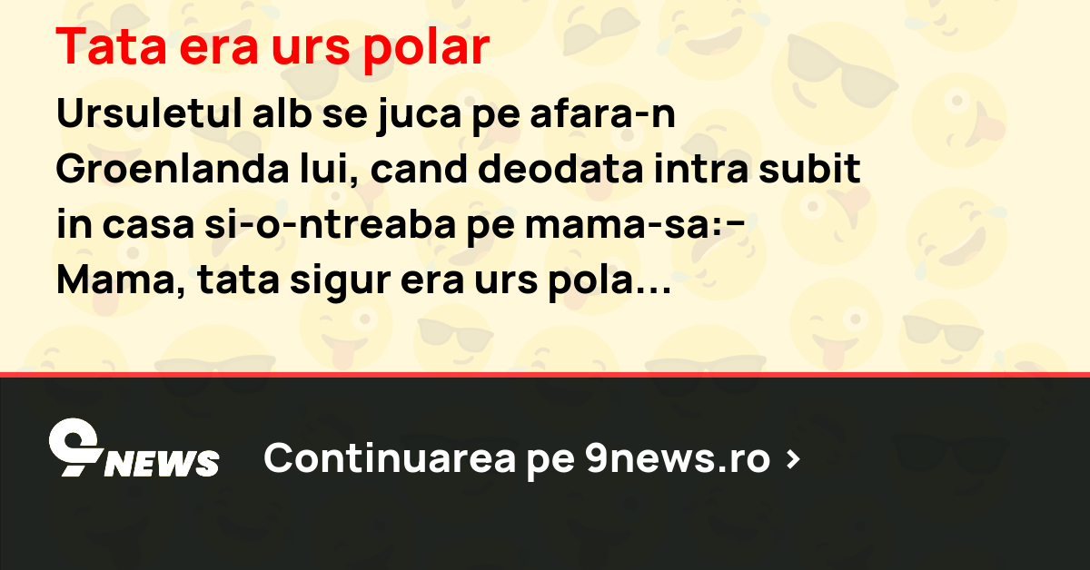 Tata era urs polar