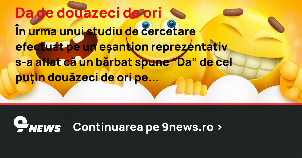 Da de douazeci de ori