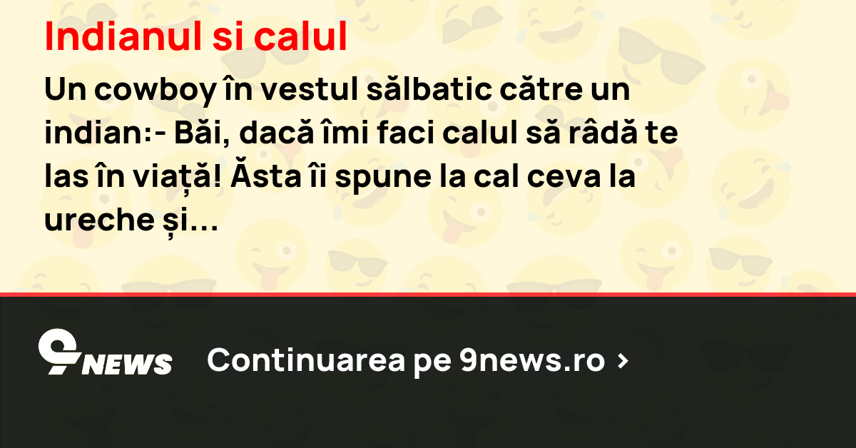Indianul si calul