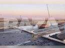 Podul Kerci din Crimeea, lovit de drone: primele imagini și reacția Ucrainei