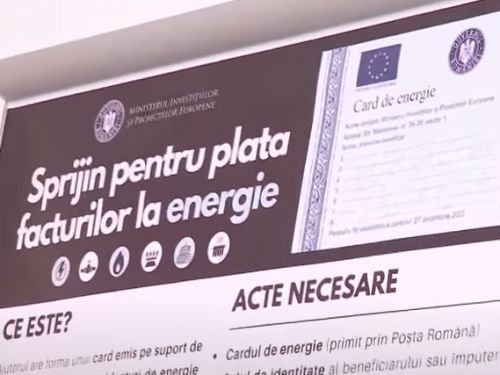 Sprijin pentru plata facturilor la energie, pentru 350.000 de români: carduri de energie cu 1.400 de lei