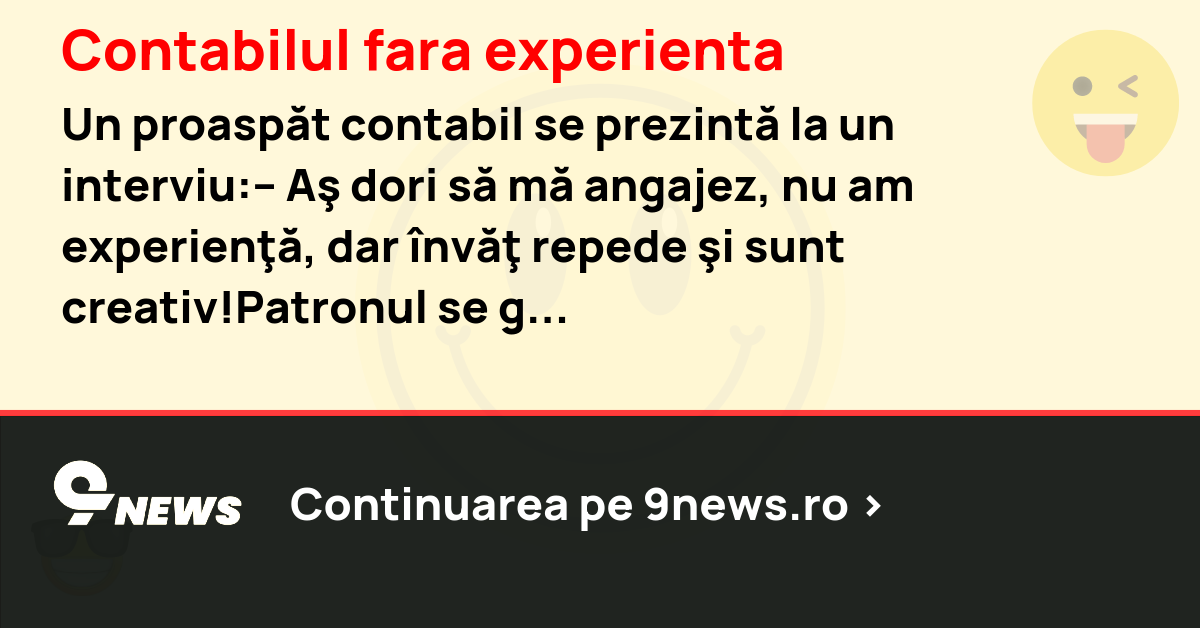 Contabilul fara experienta