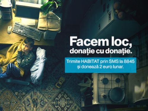 Habitat for Humanity România strange și anul acesta fonduri pentru copiii afectați de lipsa unei locuințe decente prin campania: Facem loc, donație cu donație!