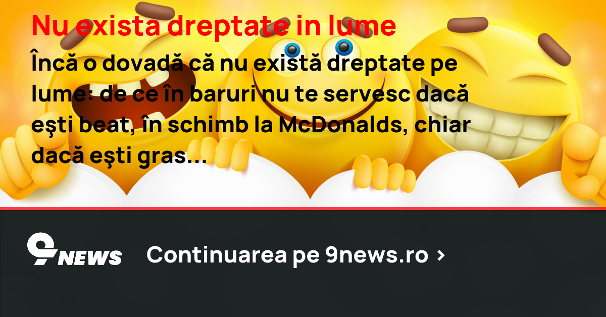 Nu exista dreptate in lume