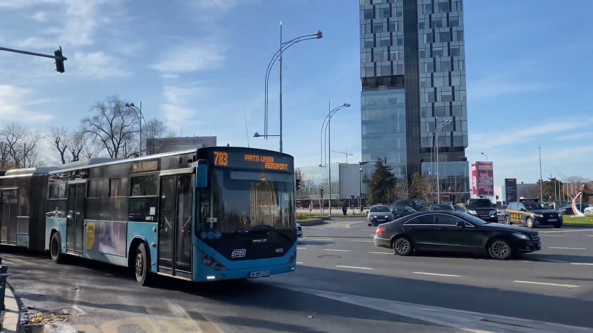 Incident violent în Sibiu: Șofer de autobuz atacat de un călător în timpul serviciului