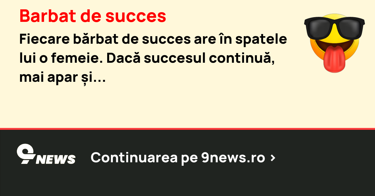 Barbat de succes