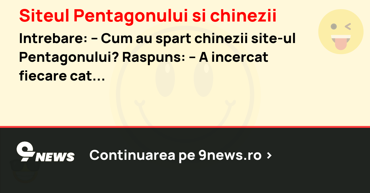 Siteul Pentagonului si chinezii