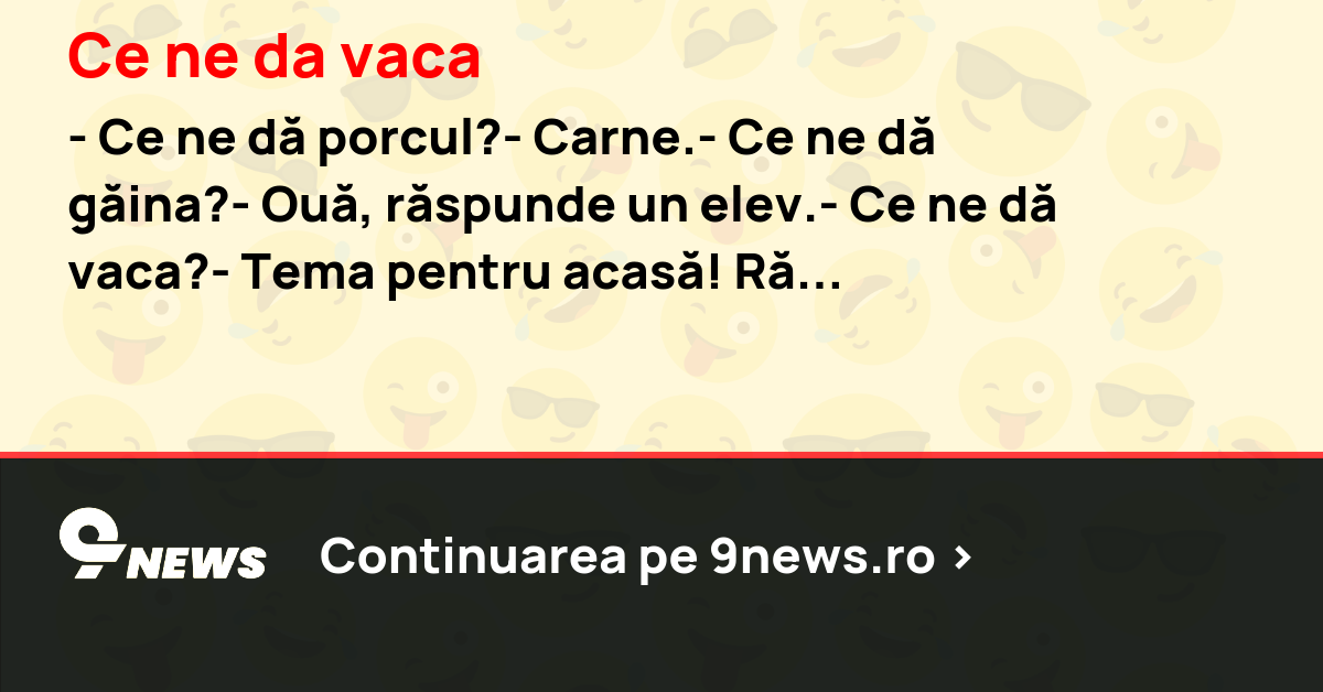 Ce ne da vaca