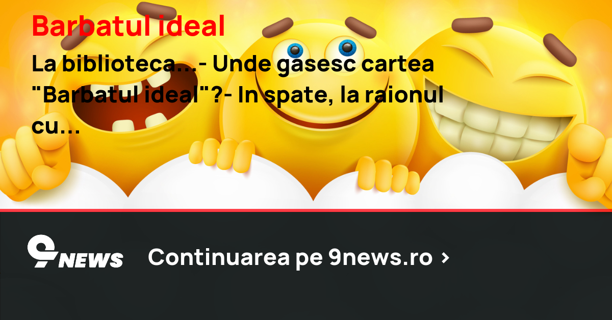 Barbatul ideal