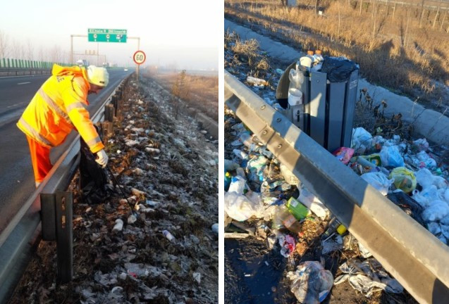 „După mine, potopul!” Jale în urma românilor care au plecat din țară după sărbători: vama Nădlac, invadată de gunoaie