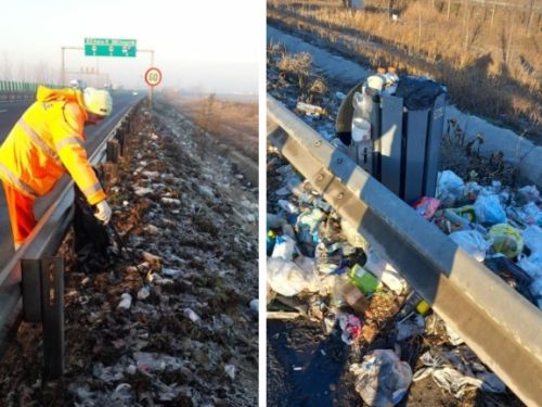 „După mine, potopul!” Jale în urma românilor care au plecat din țară după sărbători: vama Nădlac, invadată de gunoaie