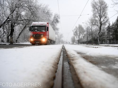 Vine iarna și în Capitală. Ciclonul aduce temperaturi sub zero grade în weekend
