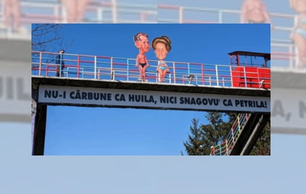 Ce recompensă oferă autorul caricaturii soților Ceaușescu, după ce a fost furată din mina Petrila. „Oferta noastră echivalează cu 5.000 kg de fier vechi la cursul zilei”