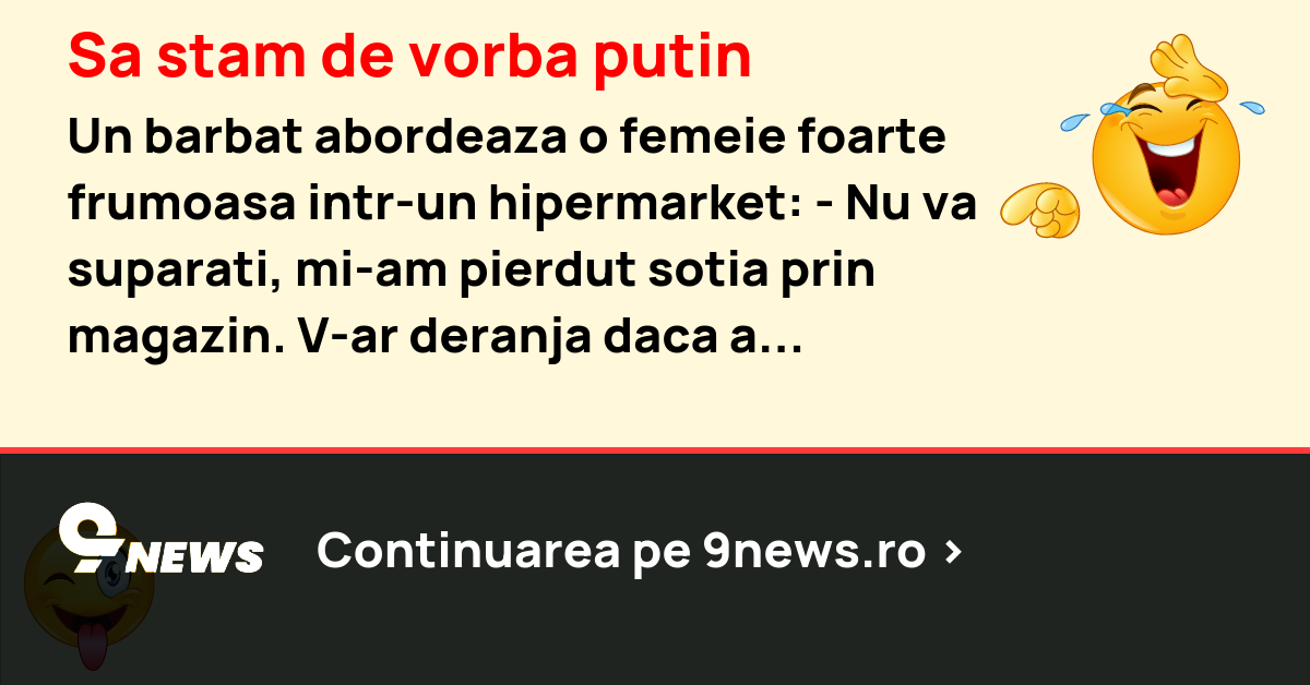 Sa stam de vorba putin