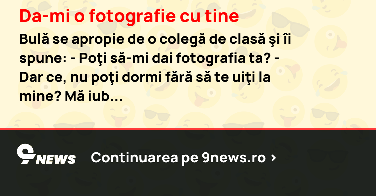 Da-mi o fotografie cu tine