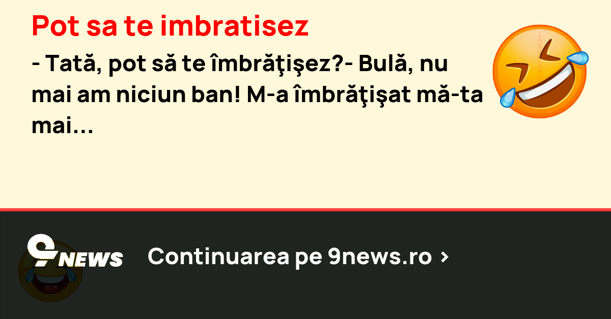Pot sa te imbratisez