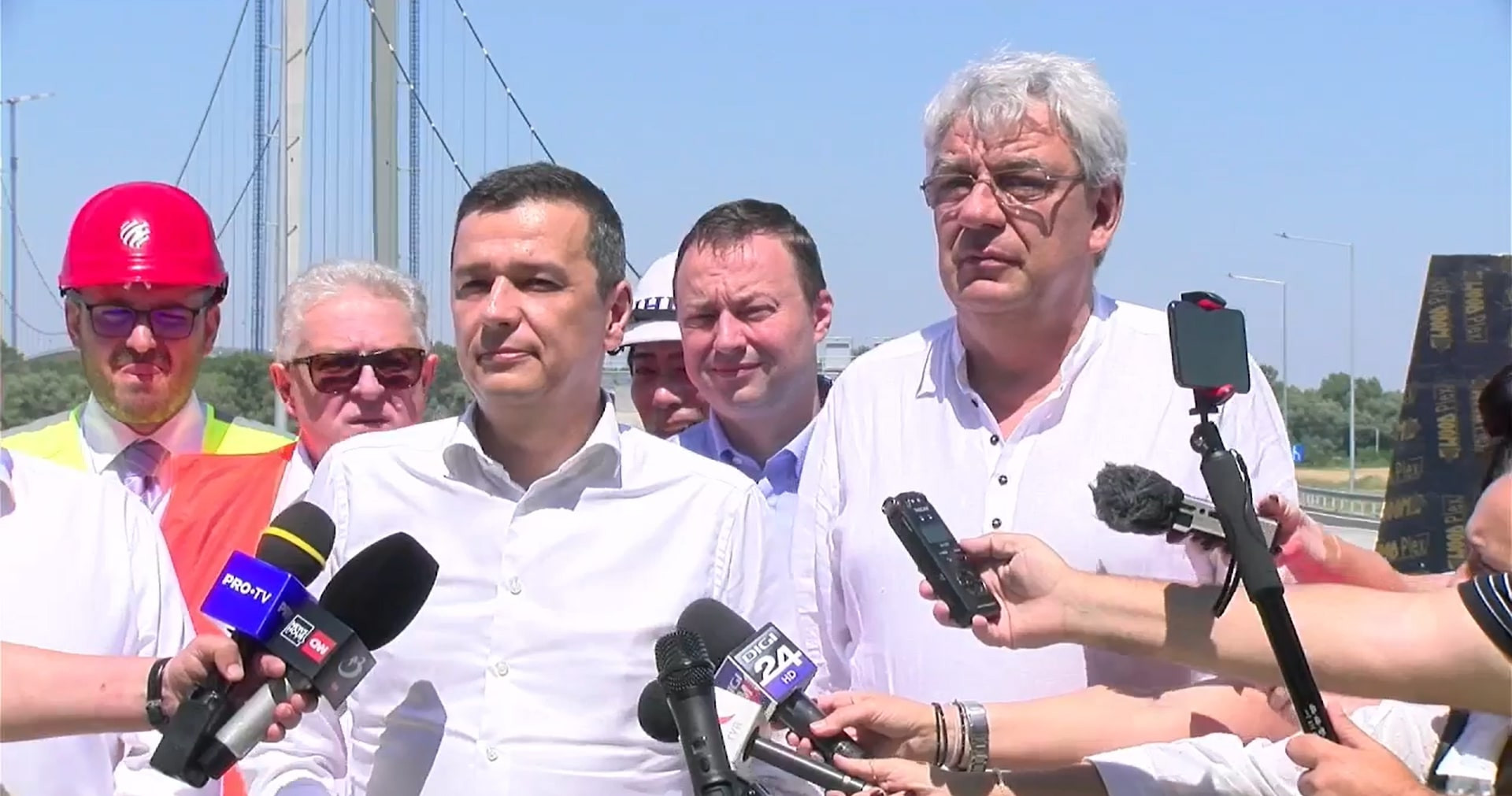 Circulația pe Podul de la Brăila se va deschide începând din 6 iulie. Anunțul făcut de Sorin Grindeanu