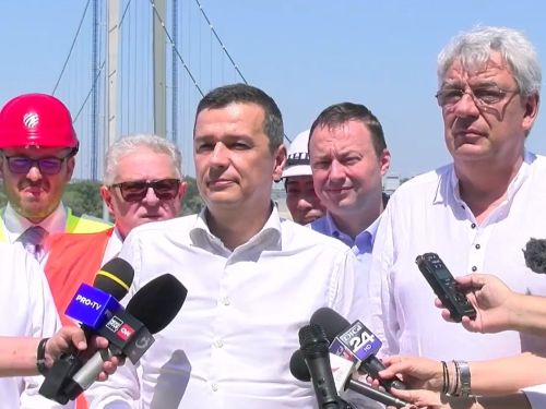 Circulația pe Podul de la Brăila se va deschide începând din 6 iulie. Anunțul făcut de Sorin Grindeanu