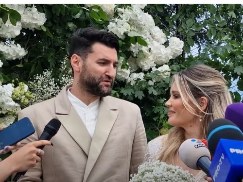Ce au mâncat invitații la nunta lui Smiley și a Ginei Pistol. Mirii ar fi putut pleca acasă cu peste 150 de mii de euro