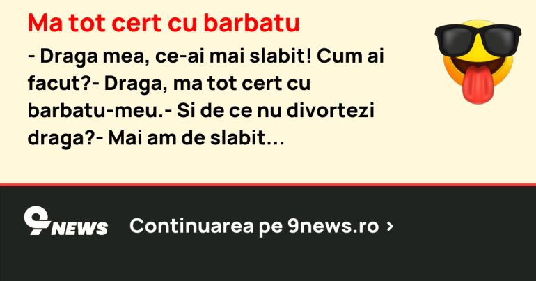 Ma tot cert cu barbatu