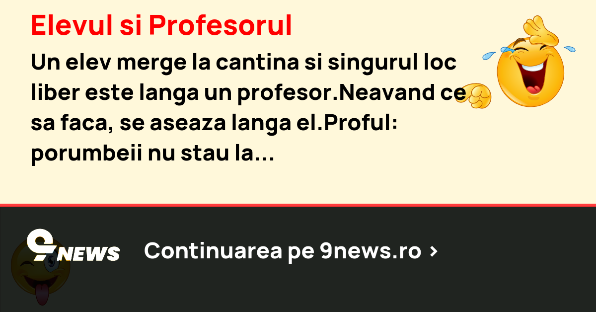 Elevul si Profesorul