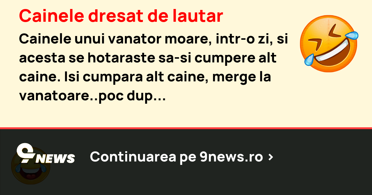 Cainele dresat de lautar