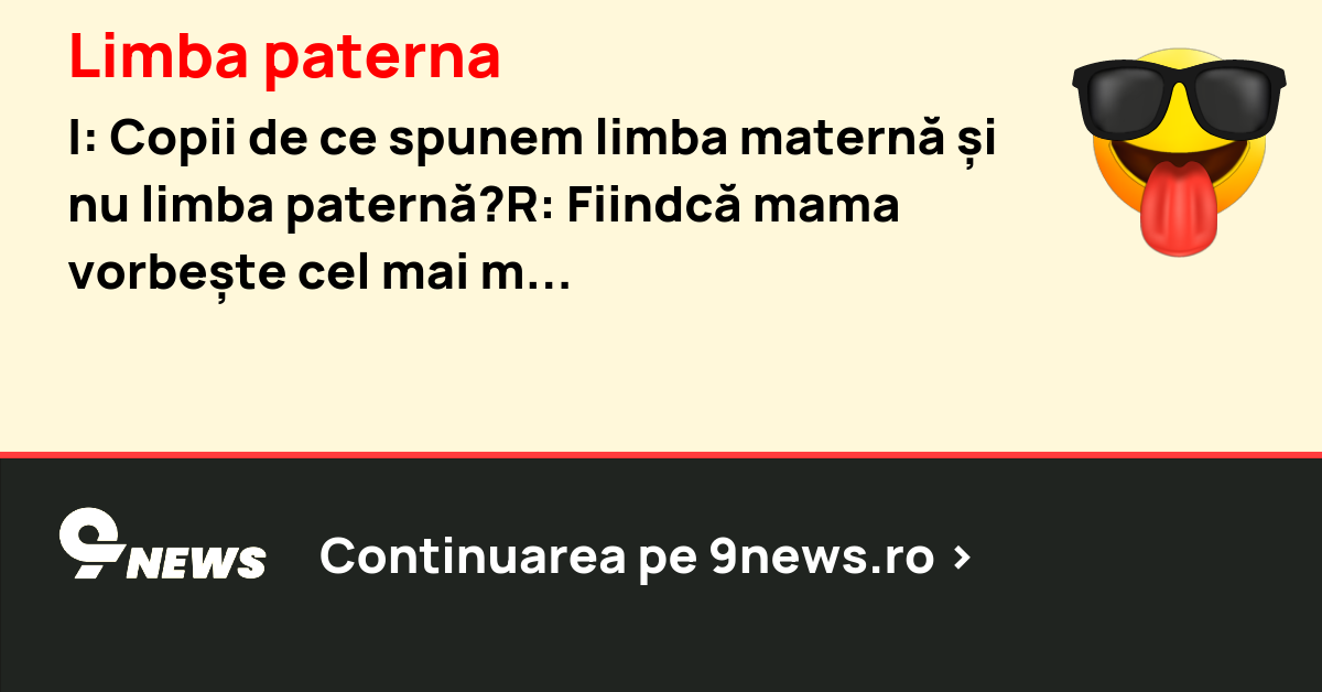 Limba paterna