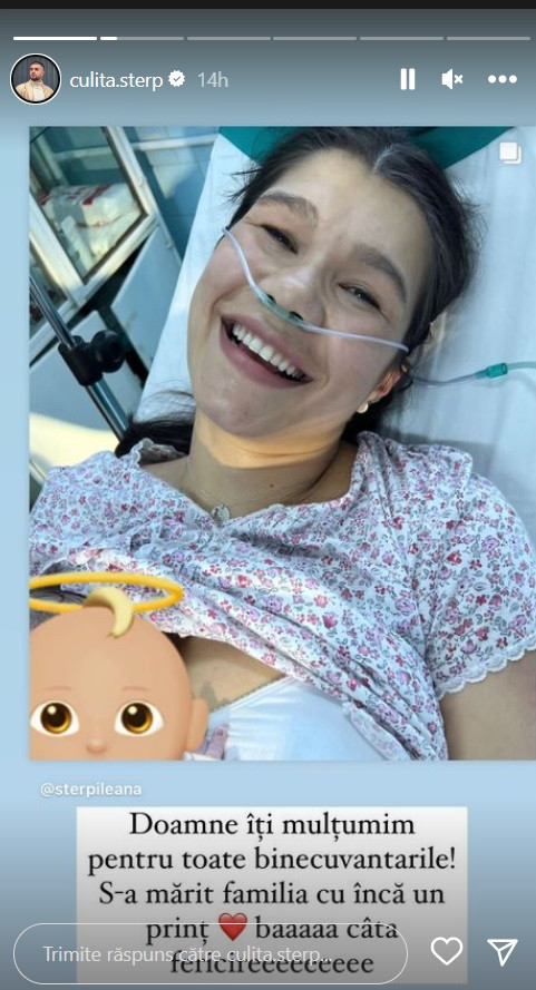 Ileana Sterp a născut. Ce mesaje i-au transmis frații ei: „Încă un prinț”