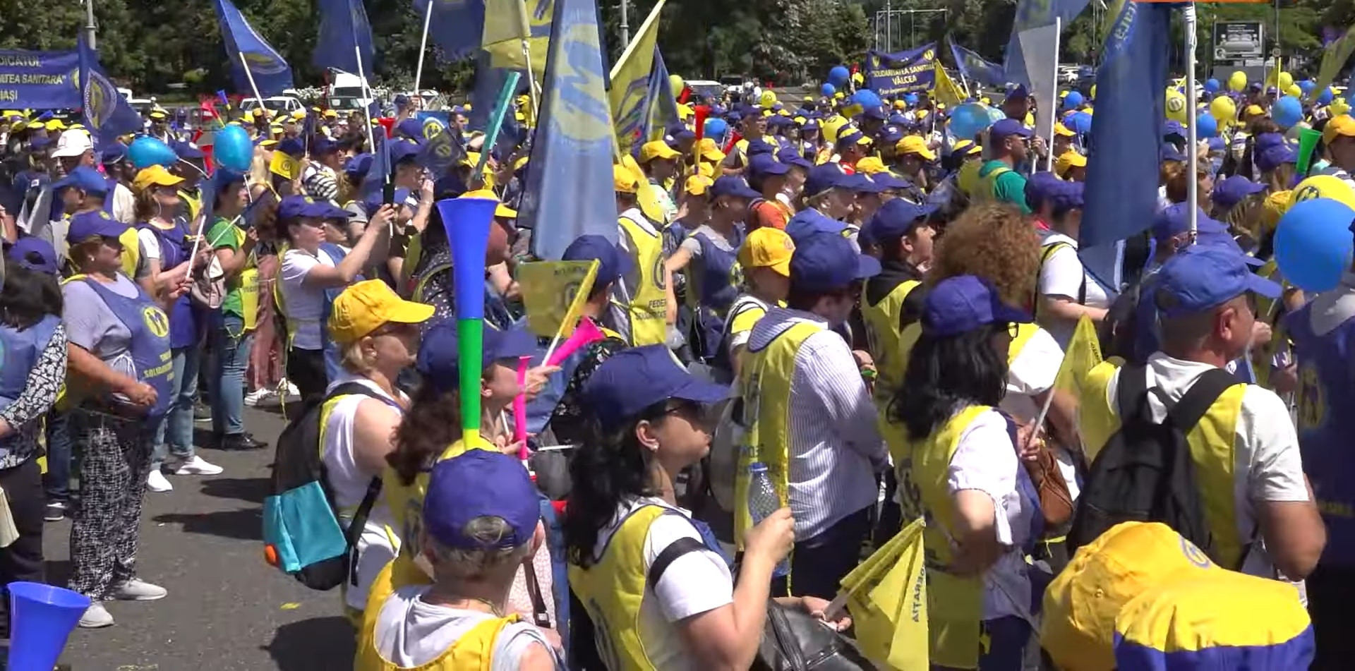 Sindicaliștii din Sănătate continuă protestele. O nouă manifestare în Piața Victoriei